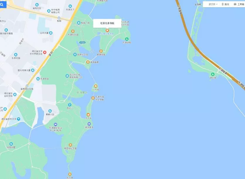 東湖聽(tīng)濤景區(qū)游玩路線圖 這份導(dǎo)覽圖值得收藏